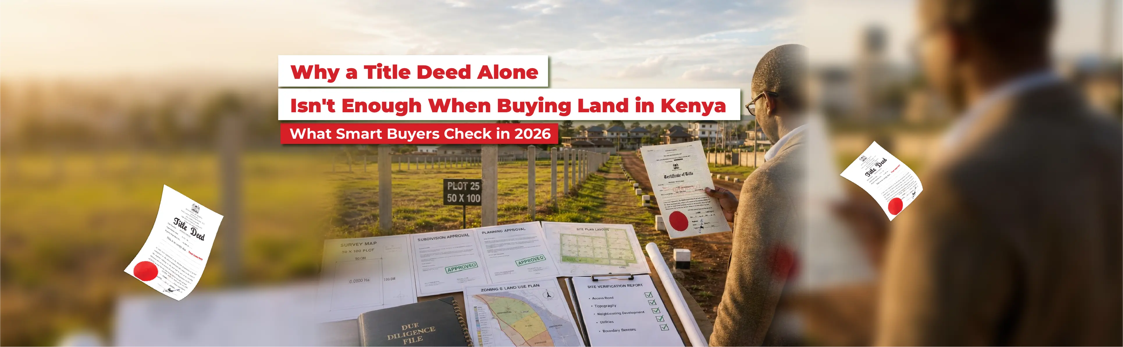 Why a Title Deed Alone Isn't Enough When Buying Land in Kenya — What Smart Buyers Check in 2026